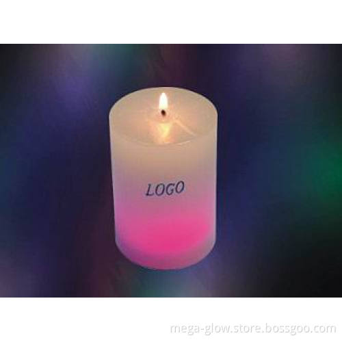 Candle with Multi Color Changing Light